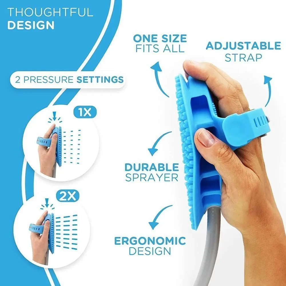 Aquapaw Equine Grooming Tool for Large Animals and Extra-Large Dogs - 3-in-1